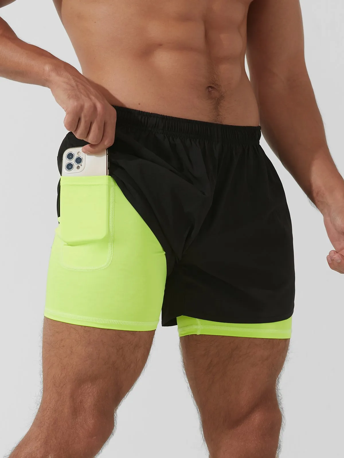 5" Interval Short 2-in-1 Lined