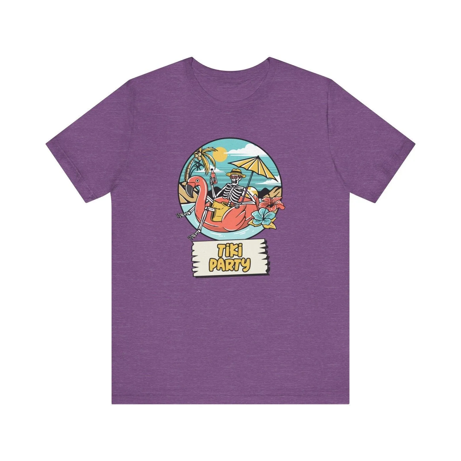 Beach Skeletons in Paradise T Shirt