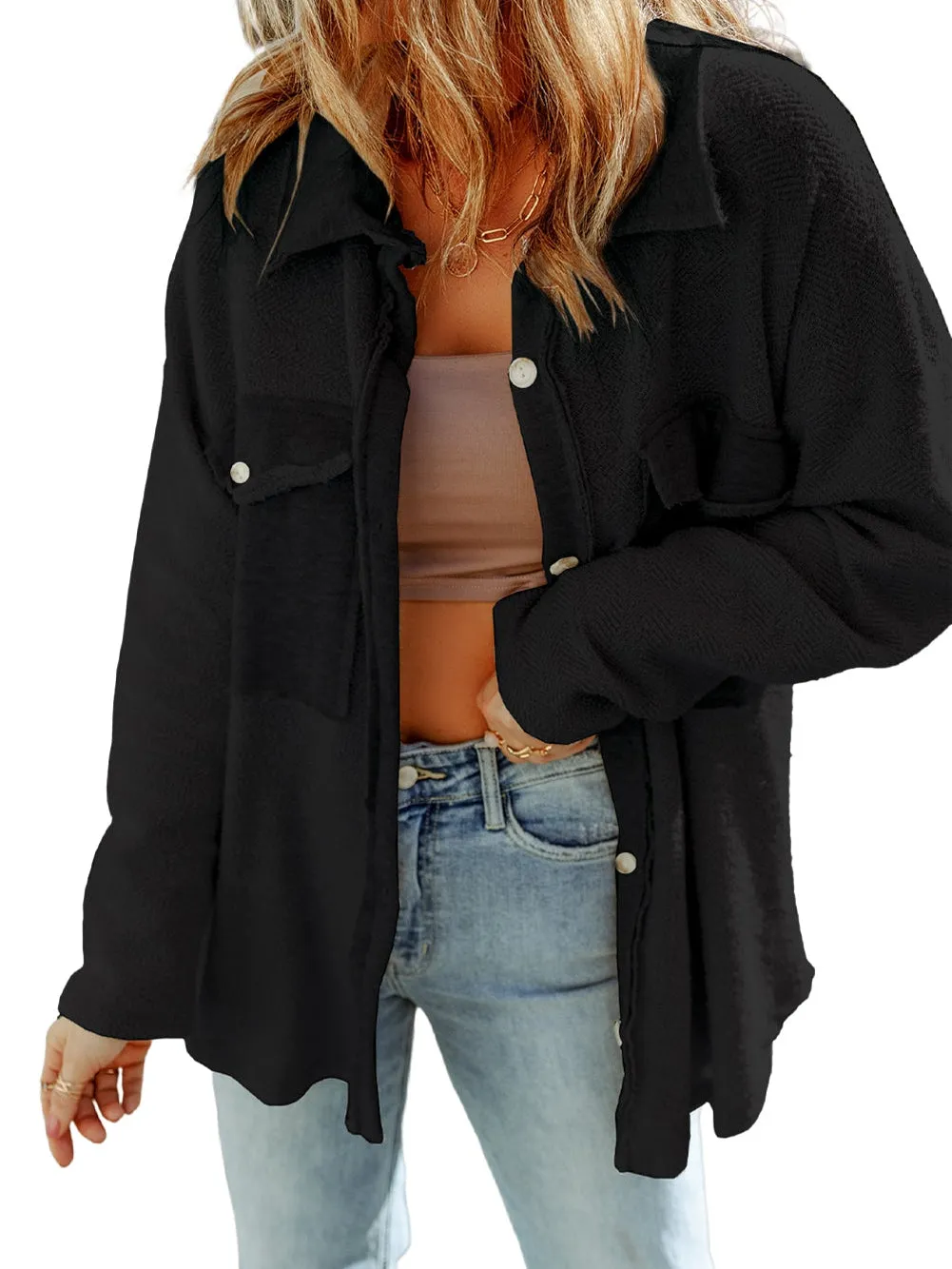 Black Cardigan Jacket