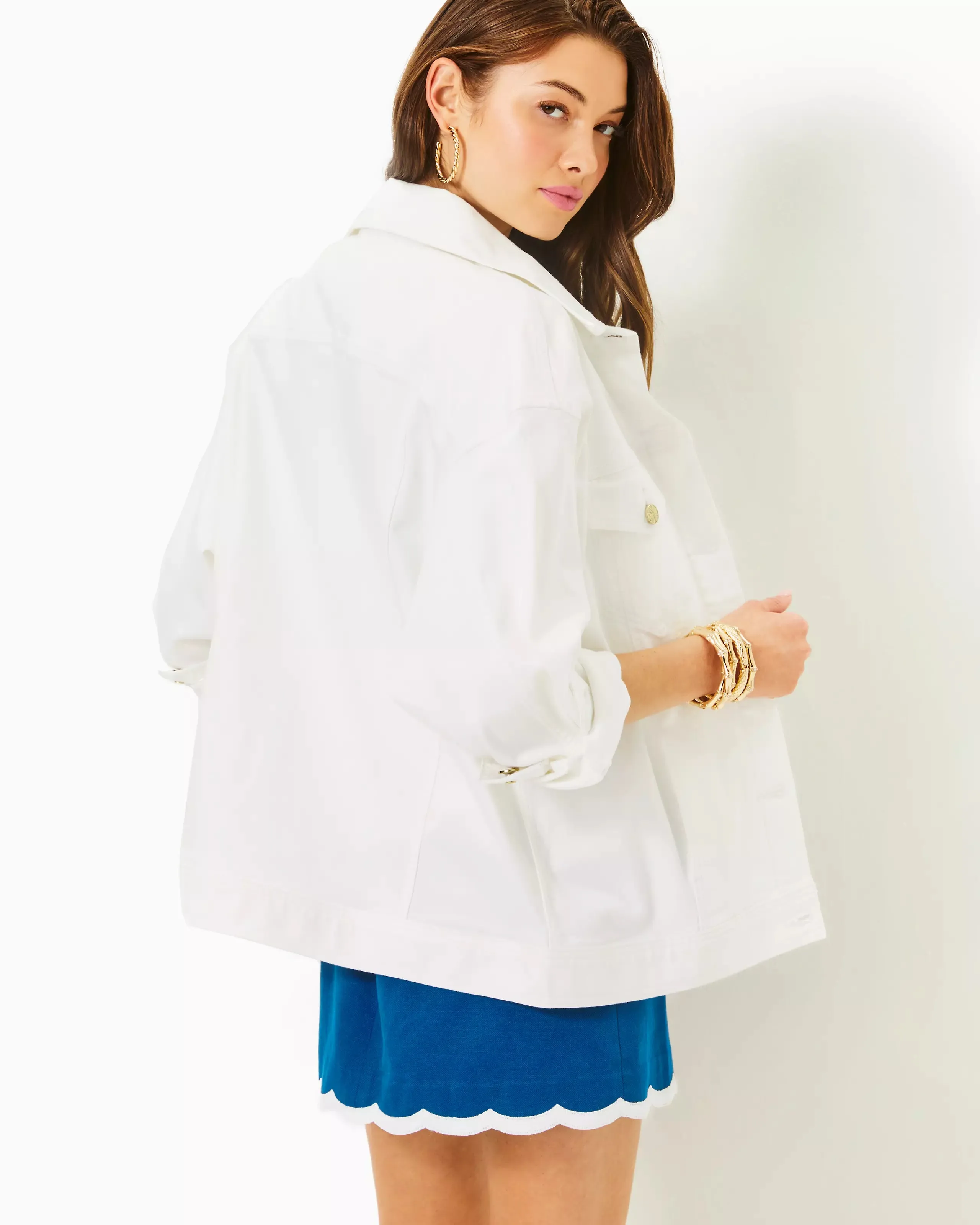 Brixley Denim Jacket (Resort White)