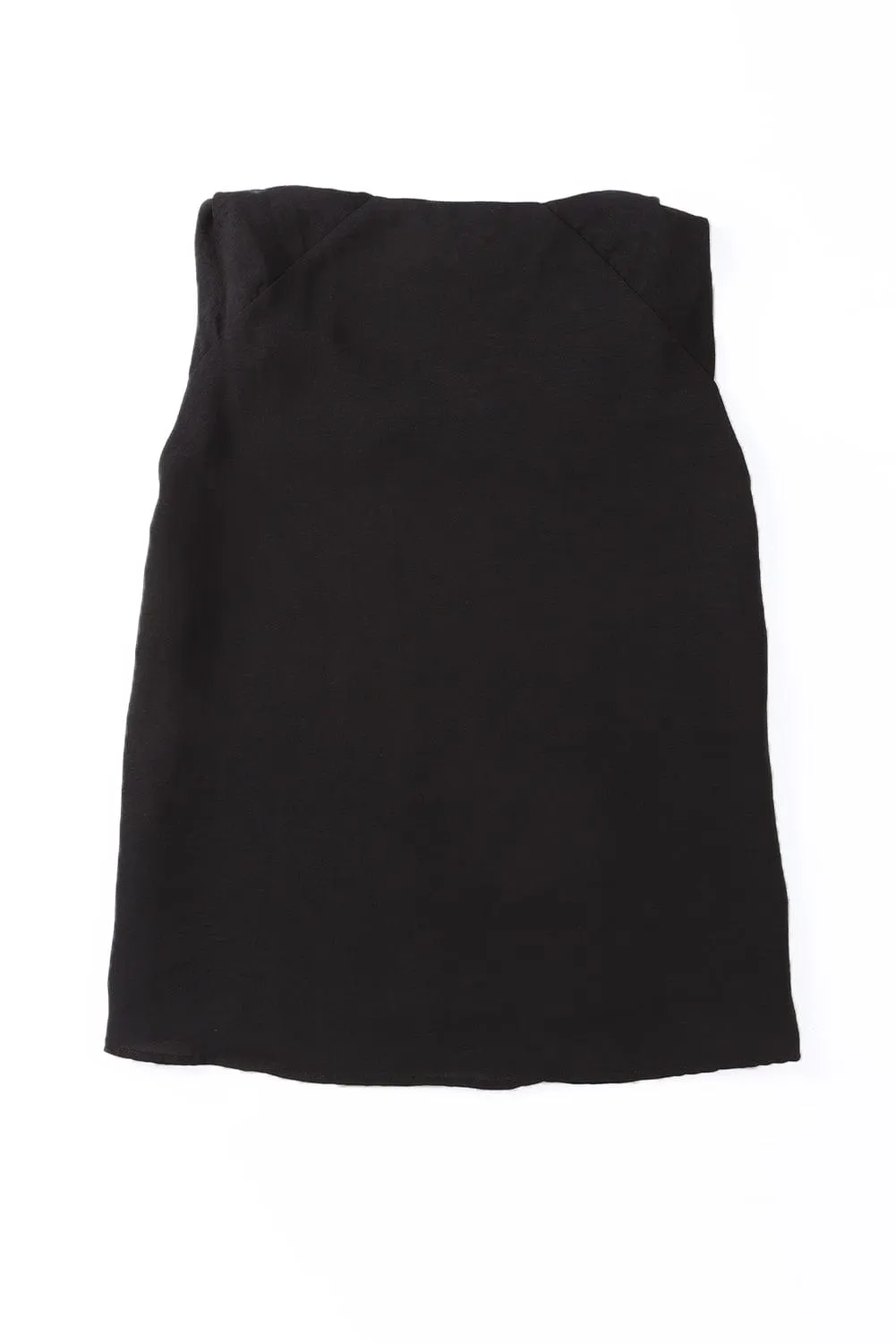 Business V Neck Knotted Shoulder Sleeveless Top