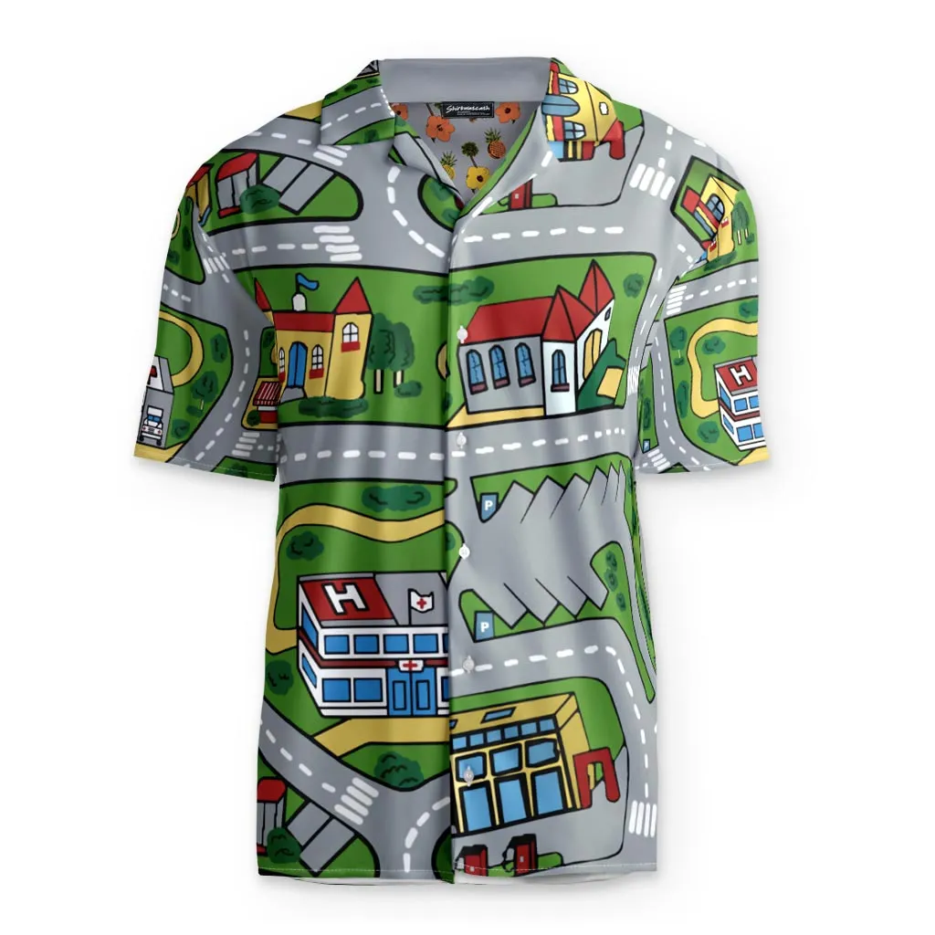 Car Carpet City Hawaiian Shirt