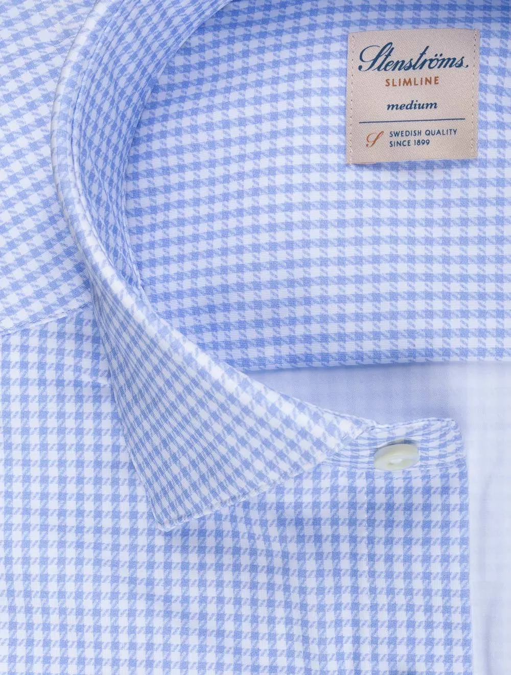 Checked Jersey Shirt Blue