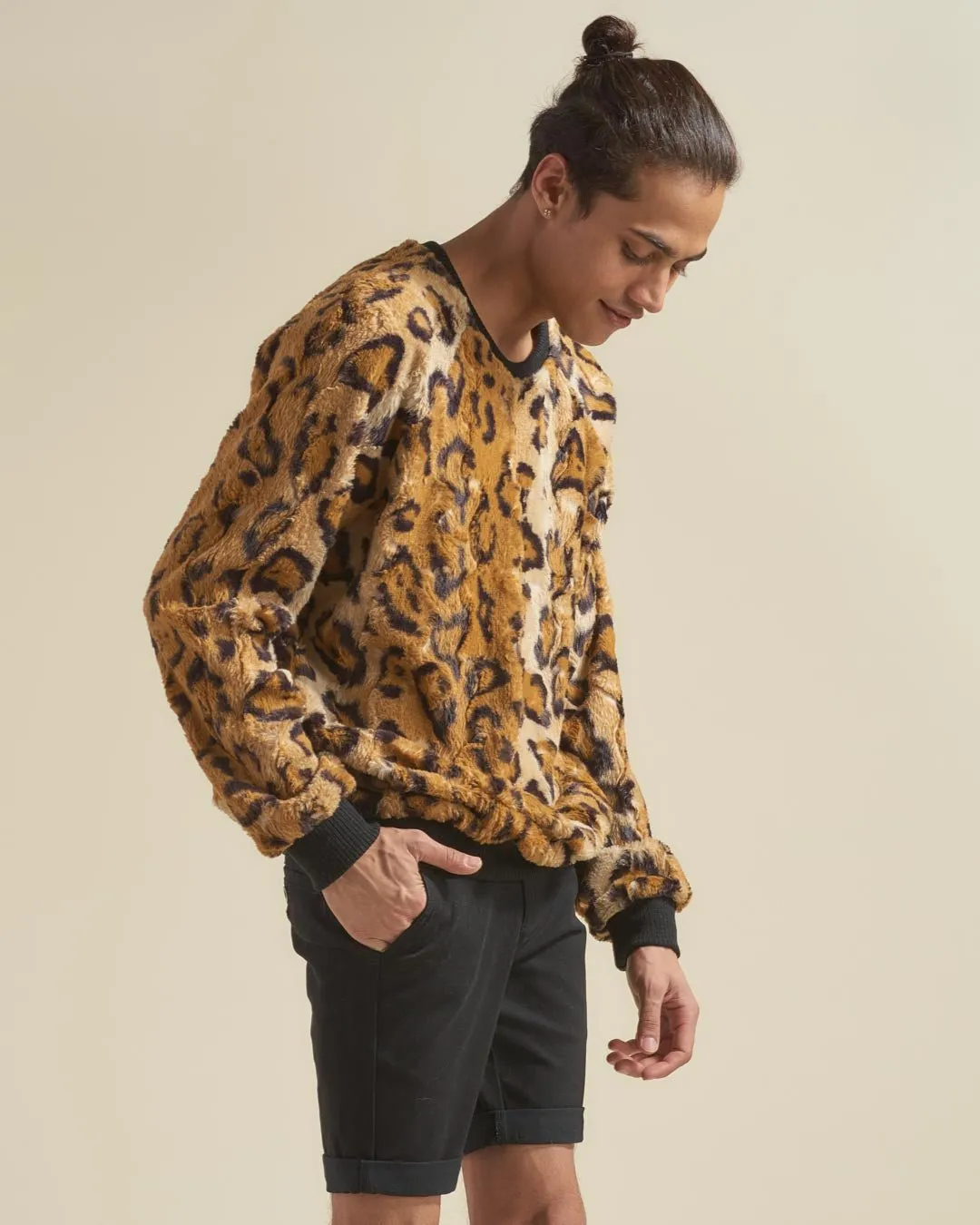 Cheetah ULTRA SOFT Faux Fur Sweater | Men's