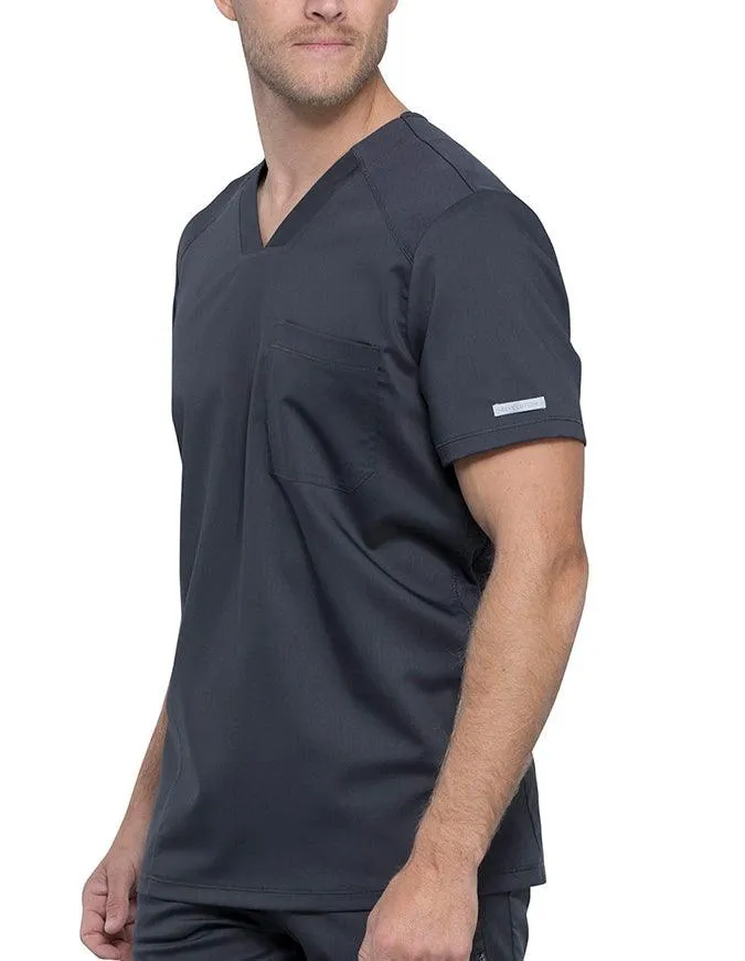 Cherokee Workwear Revolution Men's V-Neck Scrub Top