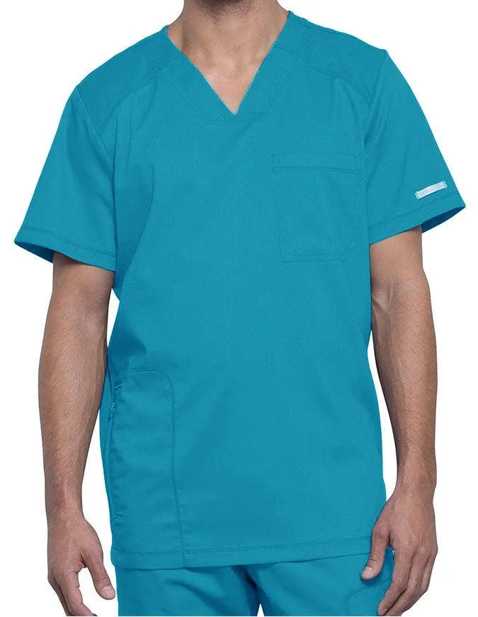 Cherokee Workwear Revolution Men's V-Neck Scrub Top