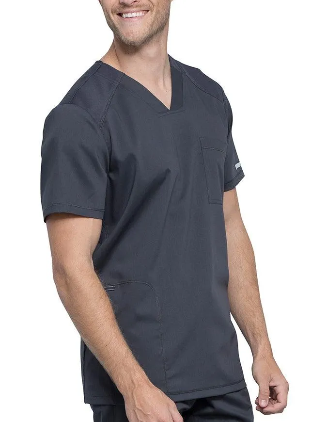 Cherokee Workwear Revolution Men's V-Neck Scrub Top