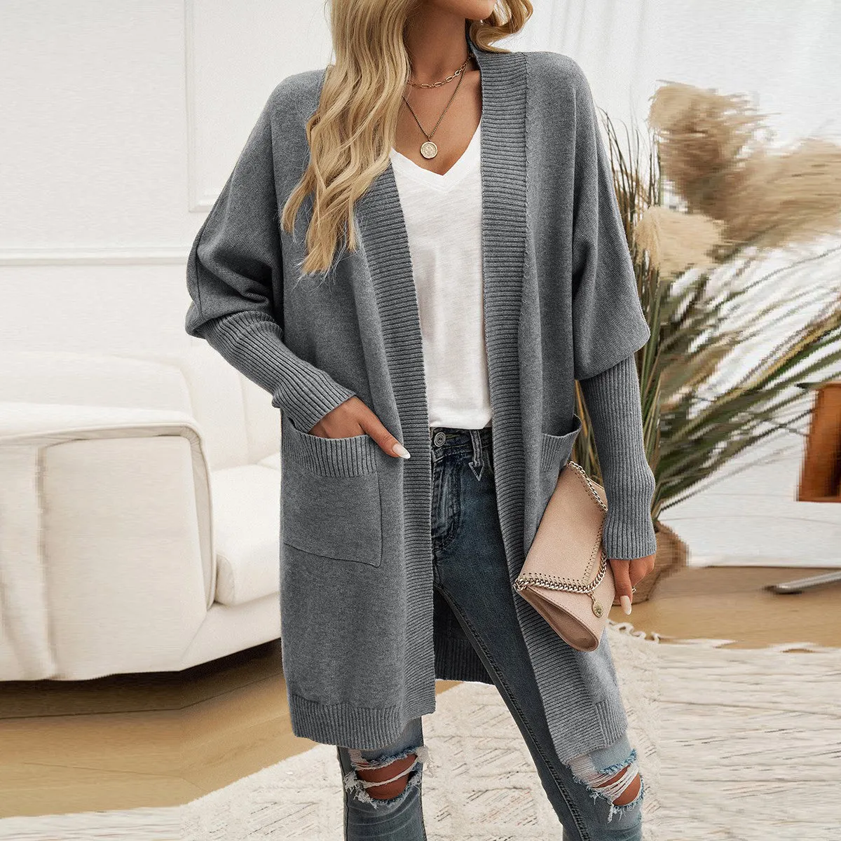 Chic Cascade Cardigan