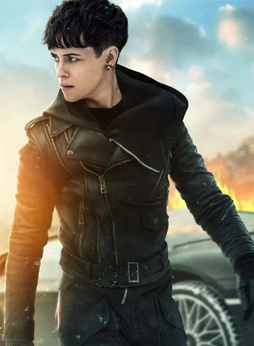 Claire Foy Leather Jacket