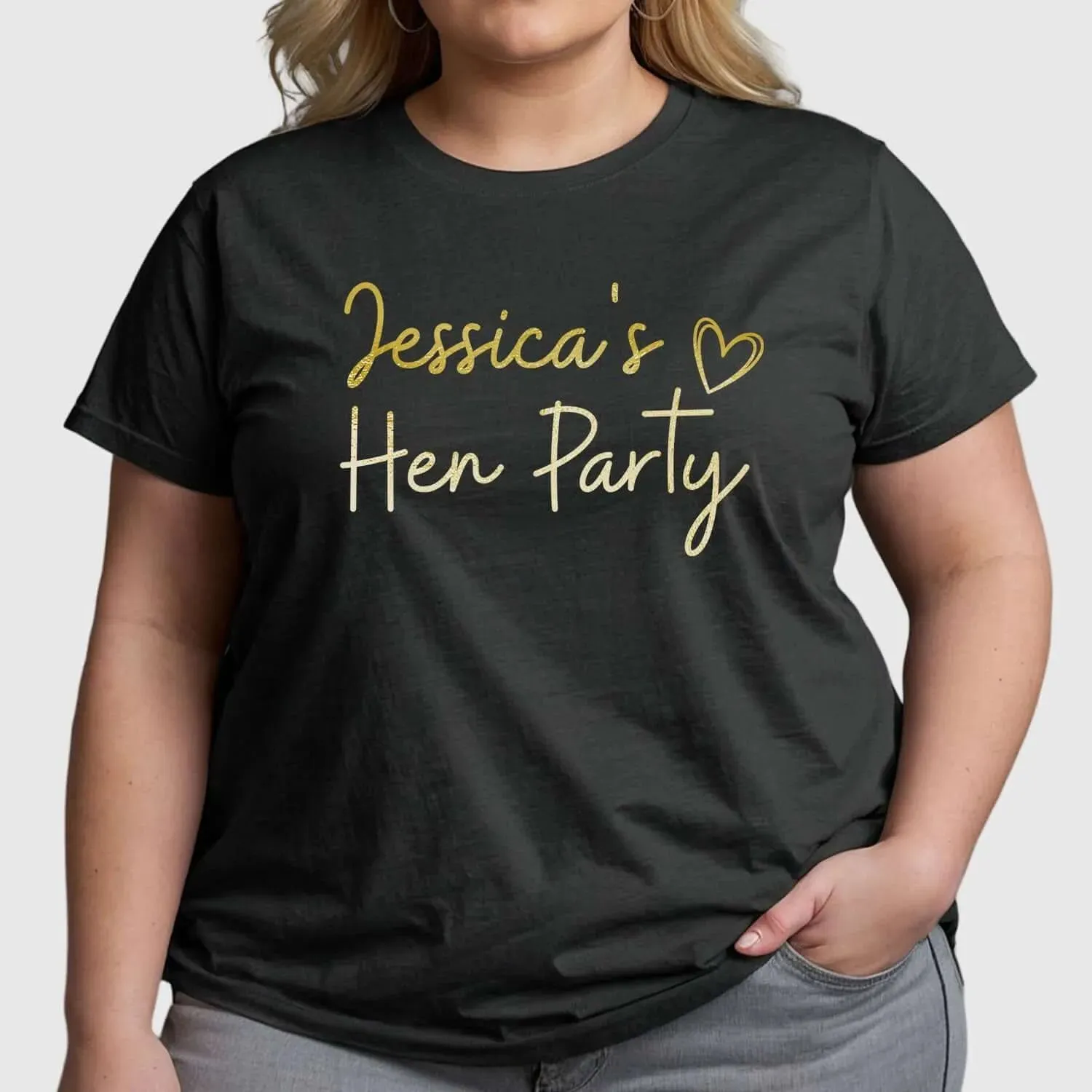 Customisable Hen Party T-Shirts | Bride To Be & Jessica's Hen Party