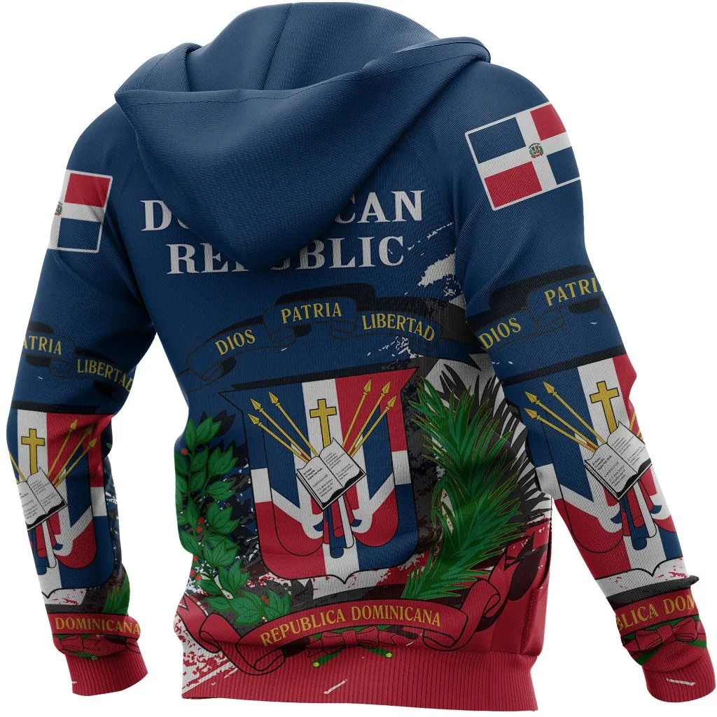 Dominican Republic Special Zipper Hoodie A7