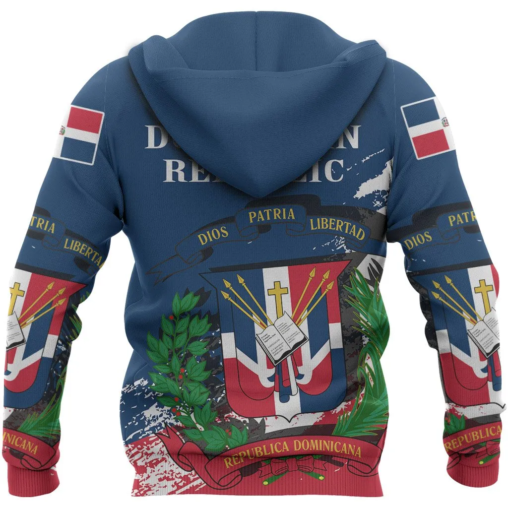 Dominican Republic Special Zipper Hoodie A7