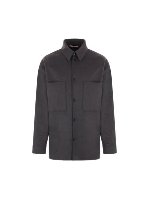 Double Wool Felt Overshirt