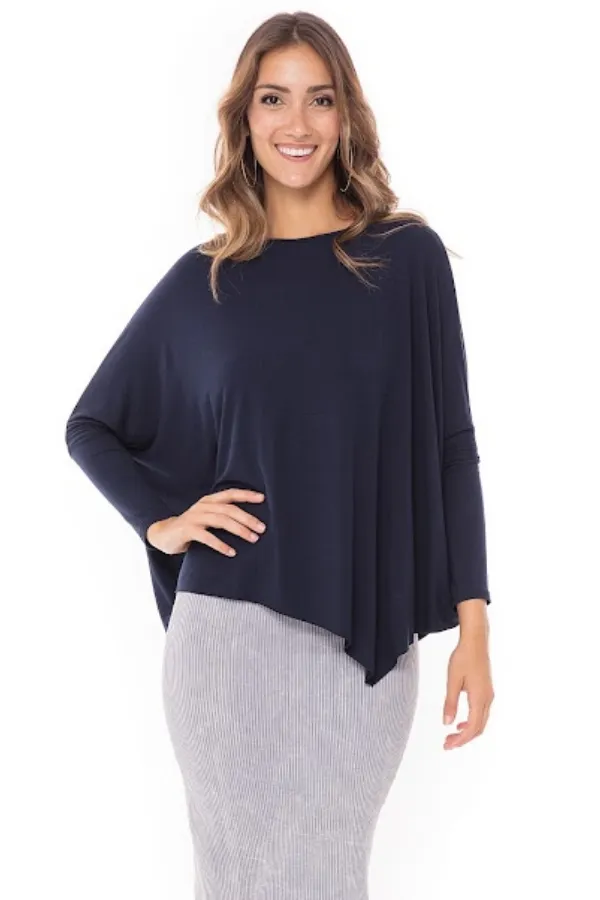 EDEN TOP SOLID JERSEY (NAVY)