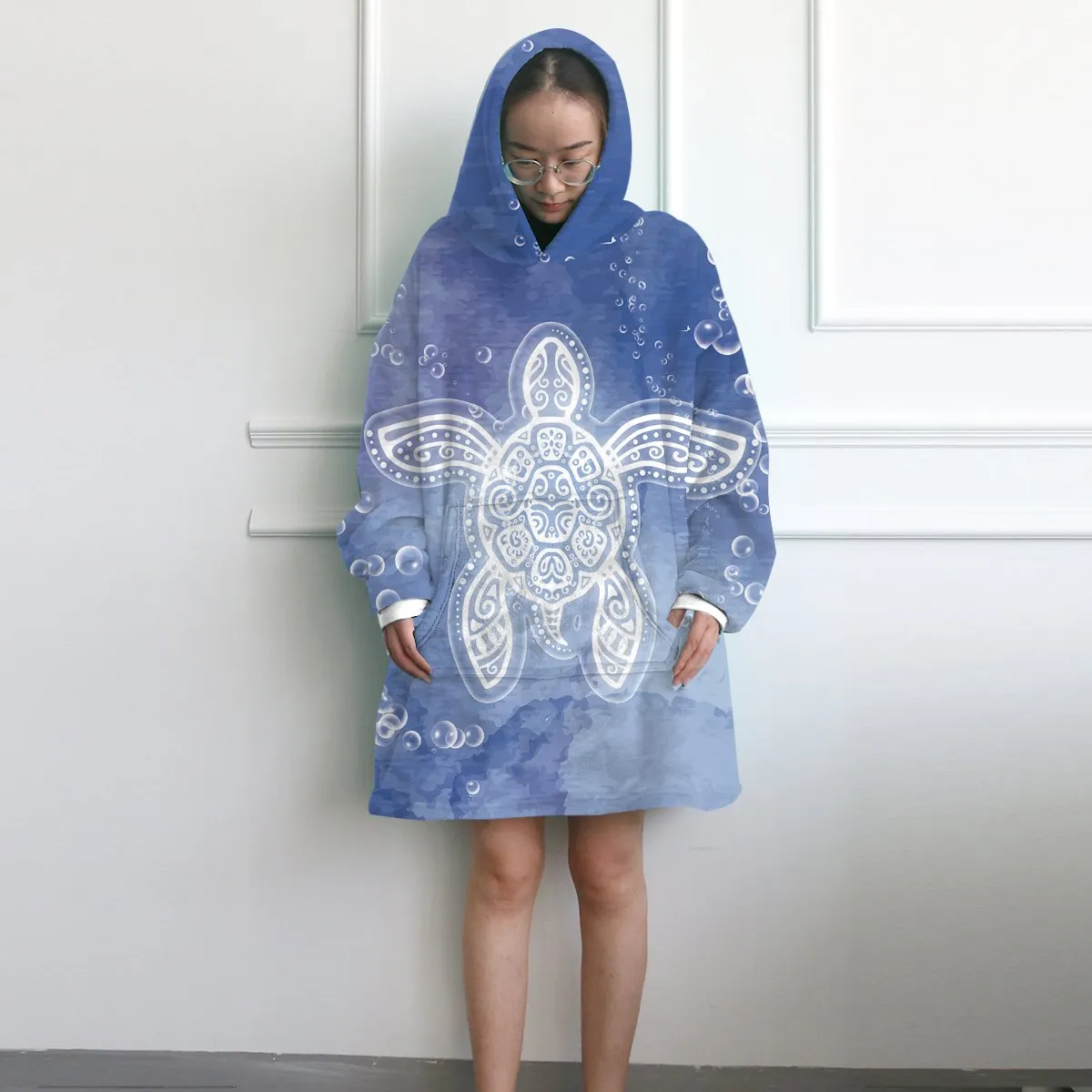 Honu Healing Wearable Blanket Hoodie