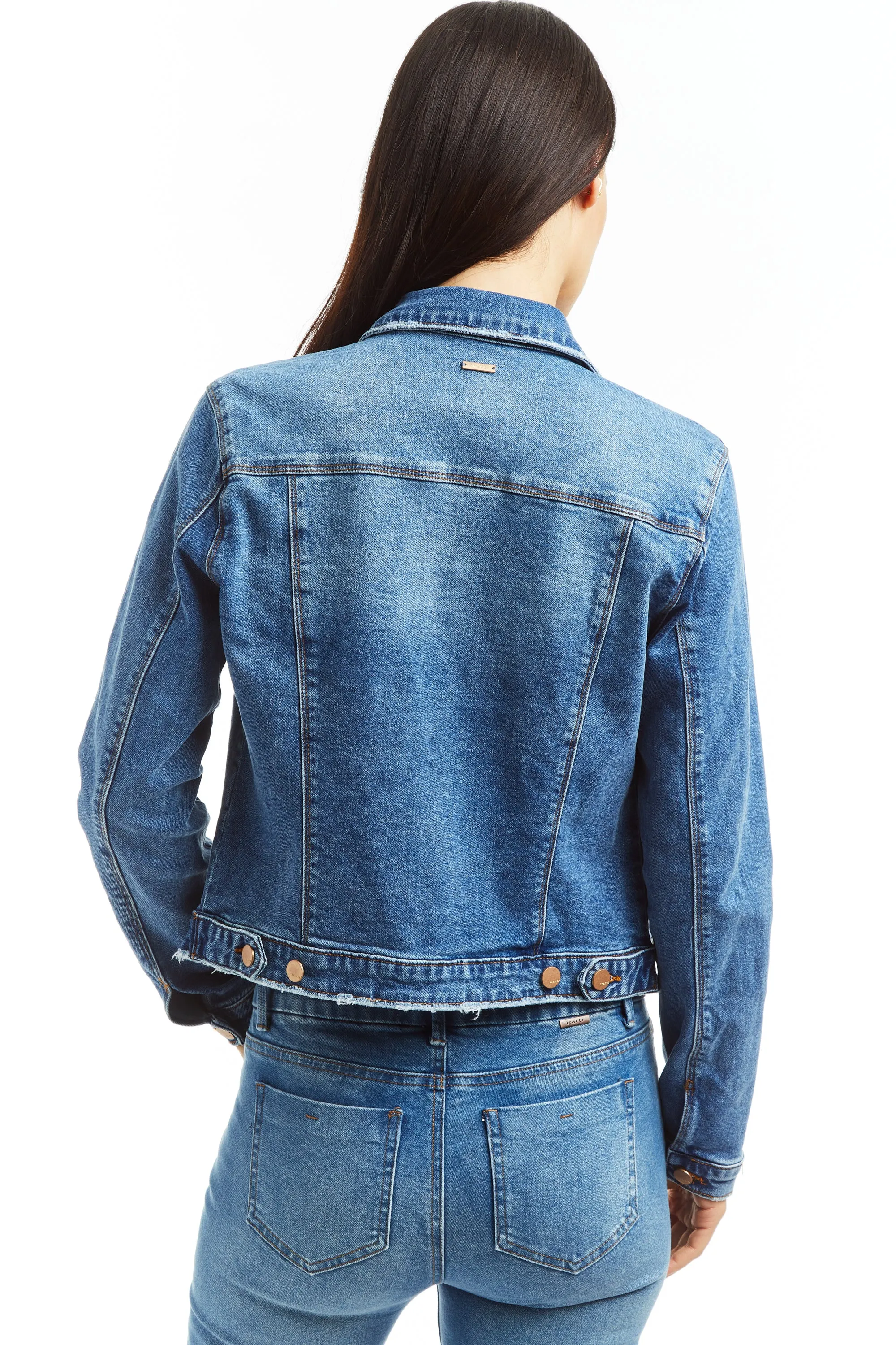 Loretta - Basic Stretch Denim Jacket