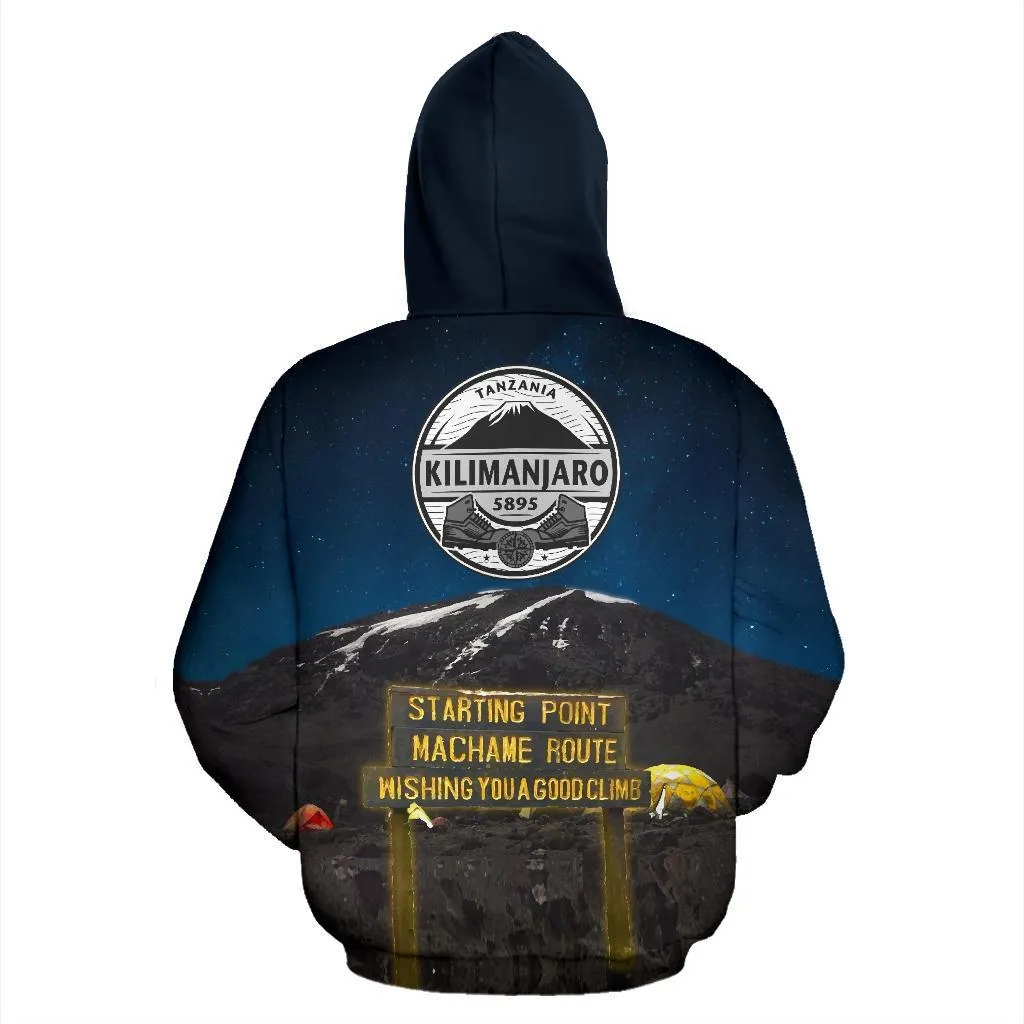 Machame Route Mount Kilimanjaro All Over Print Hoodie - BN14