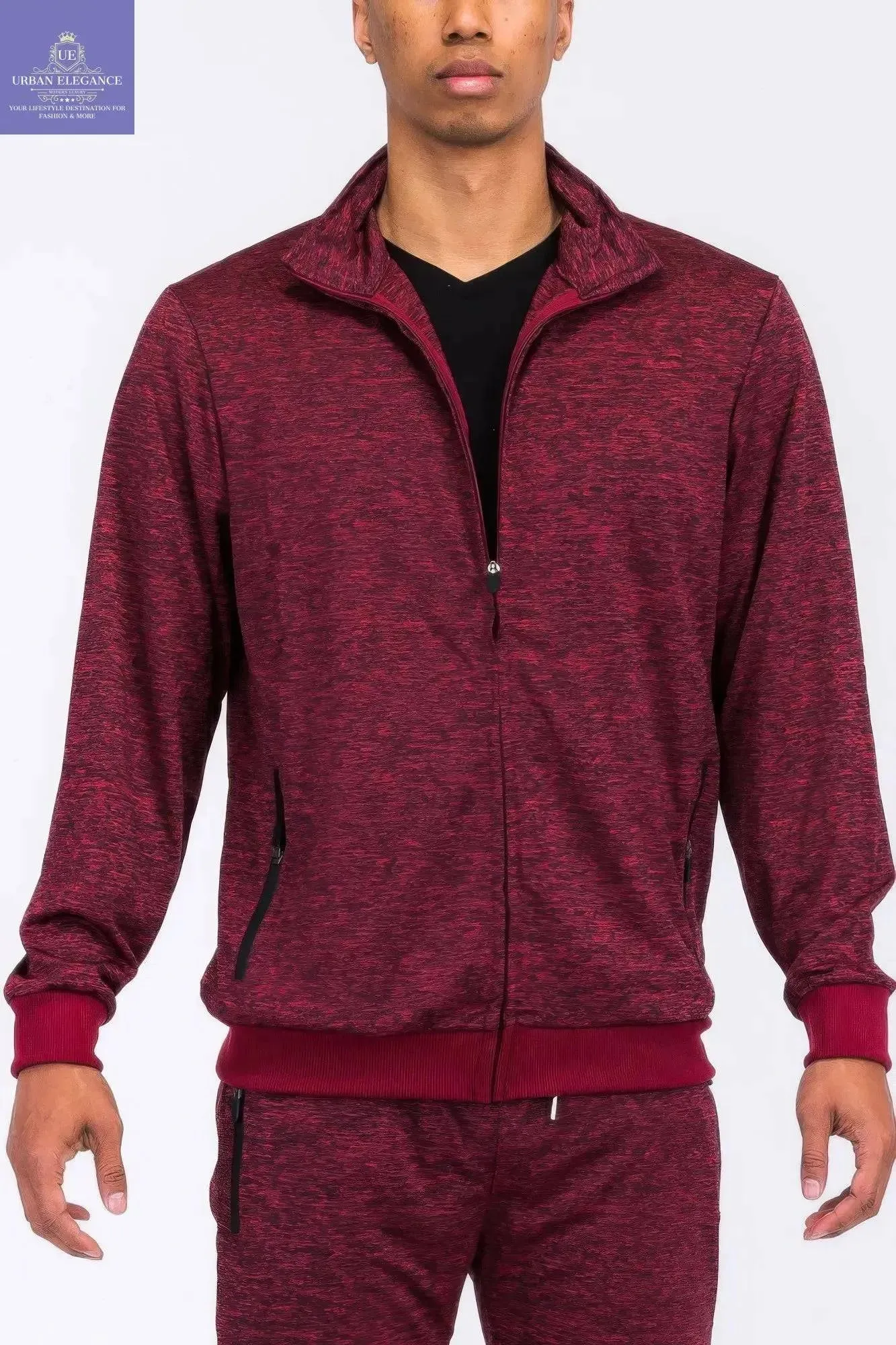 Marbled Athletic Jacket