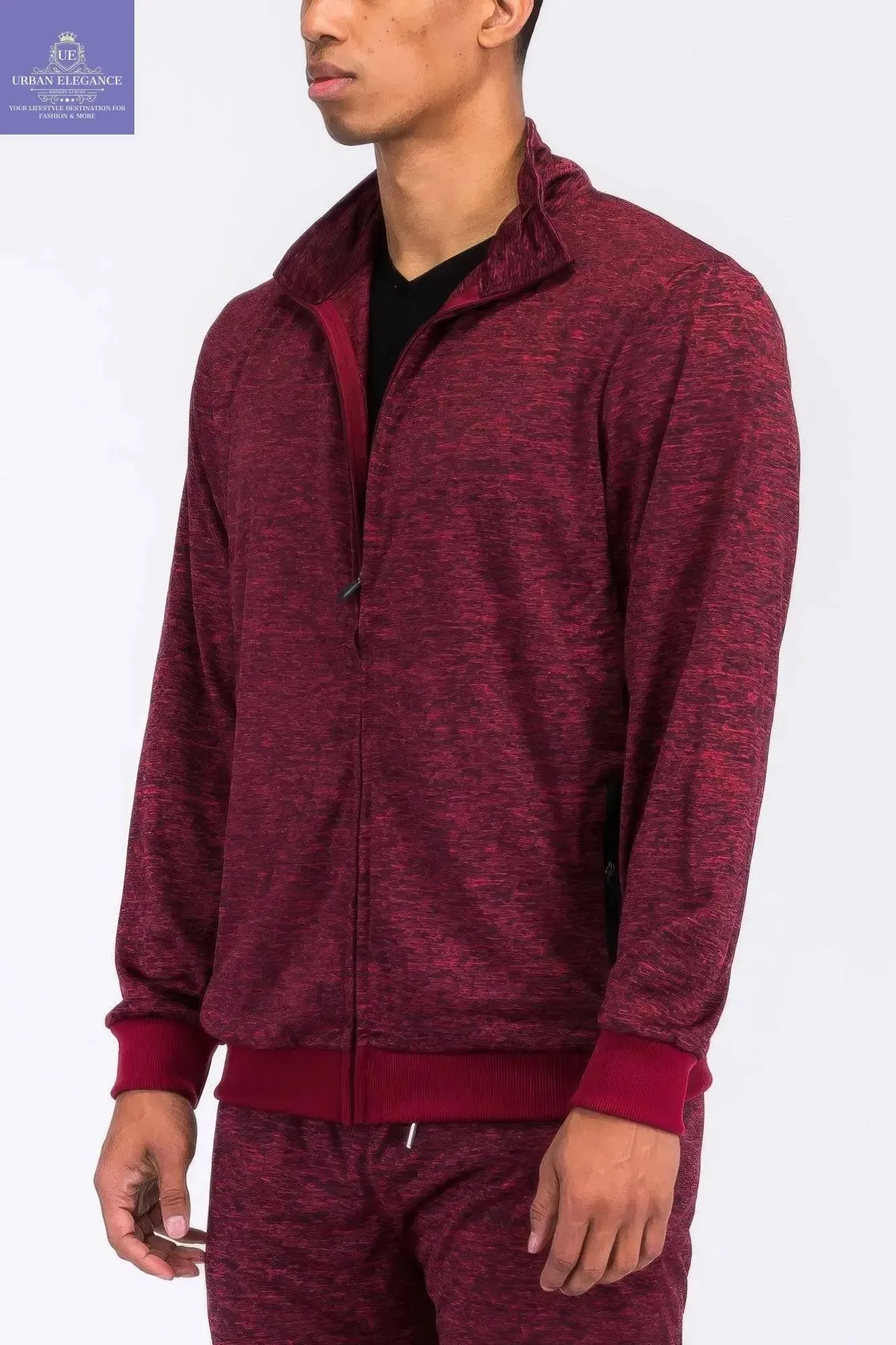 Marbled Athletic Jacket