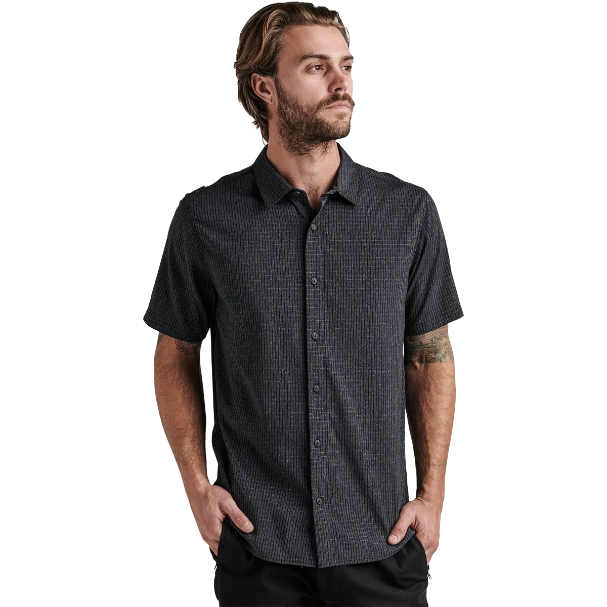 Men's Bless Up Short Sleeve Breathable Stretch Shirt