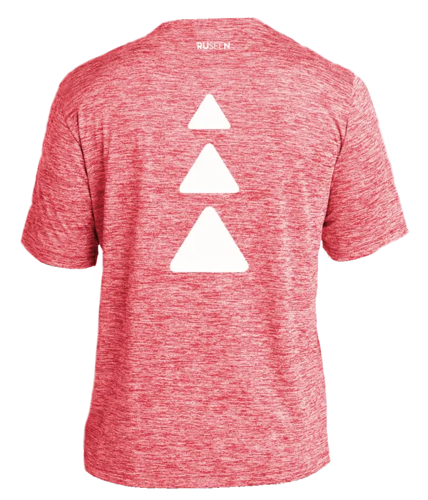 Men's Reflective Short Sleeve Shirt - Triangles