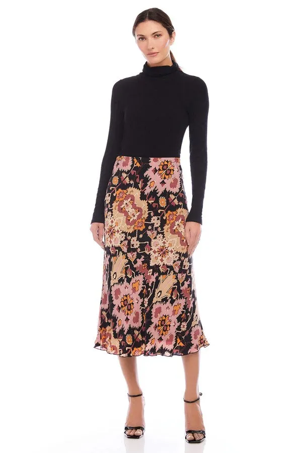 Mia Bias Midi Skirt