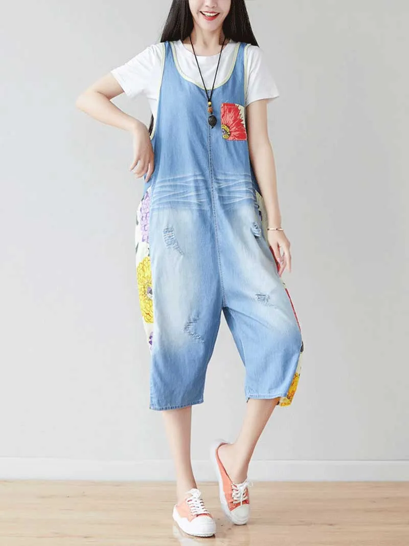 Never Lose Your Sense Denim Overall Dungarees