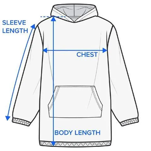 Ocean Wave Wearable Blanket Hoodie