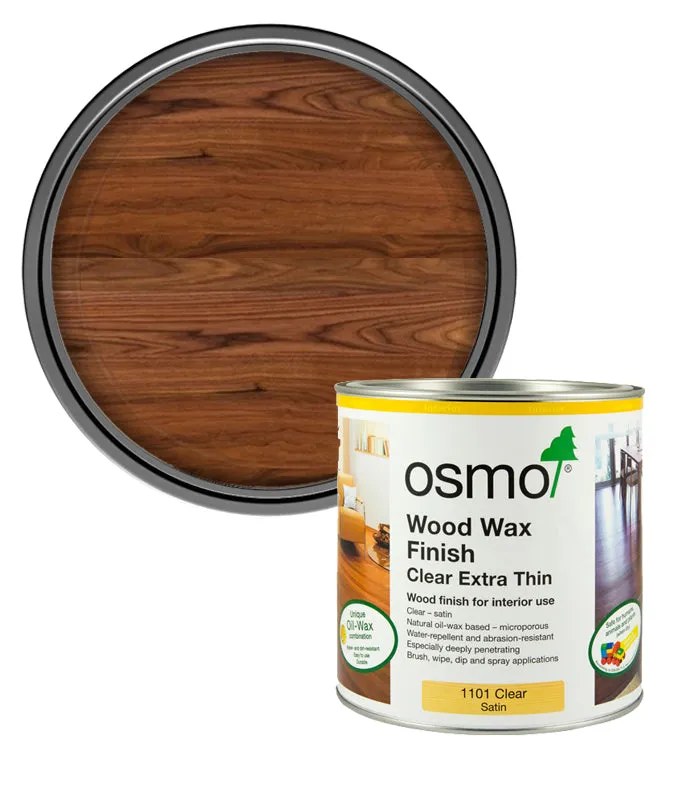 Osmo Wood Wax Finish Clear Extra Thin