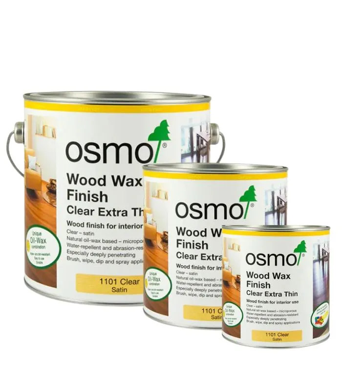 Osmo Wood Wax Finish Clear Extra Thin