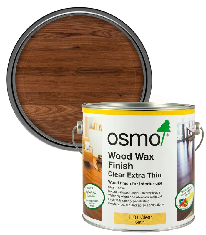 Osmo Wood Wax Finish Clear Extra Thin