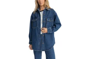 OVERSIZED DENIM SHACKET