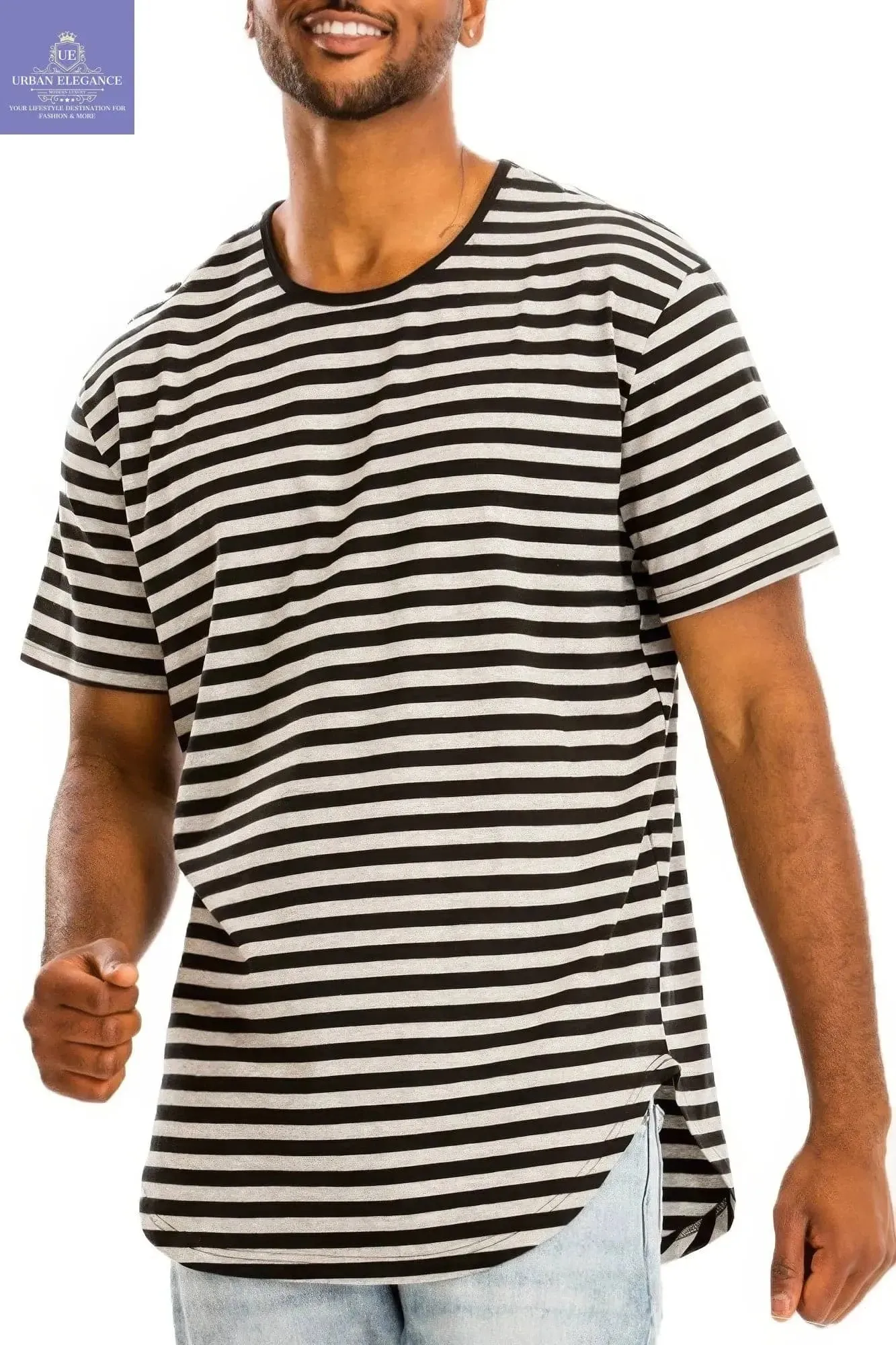 Oversized Striped Tee