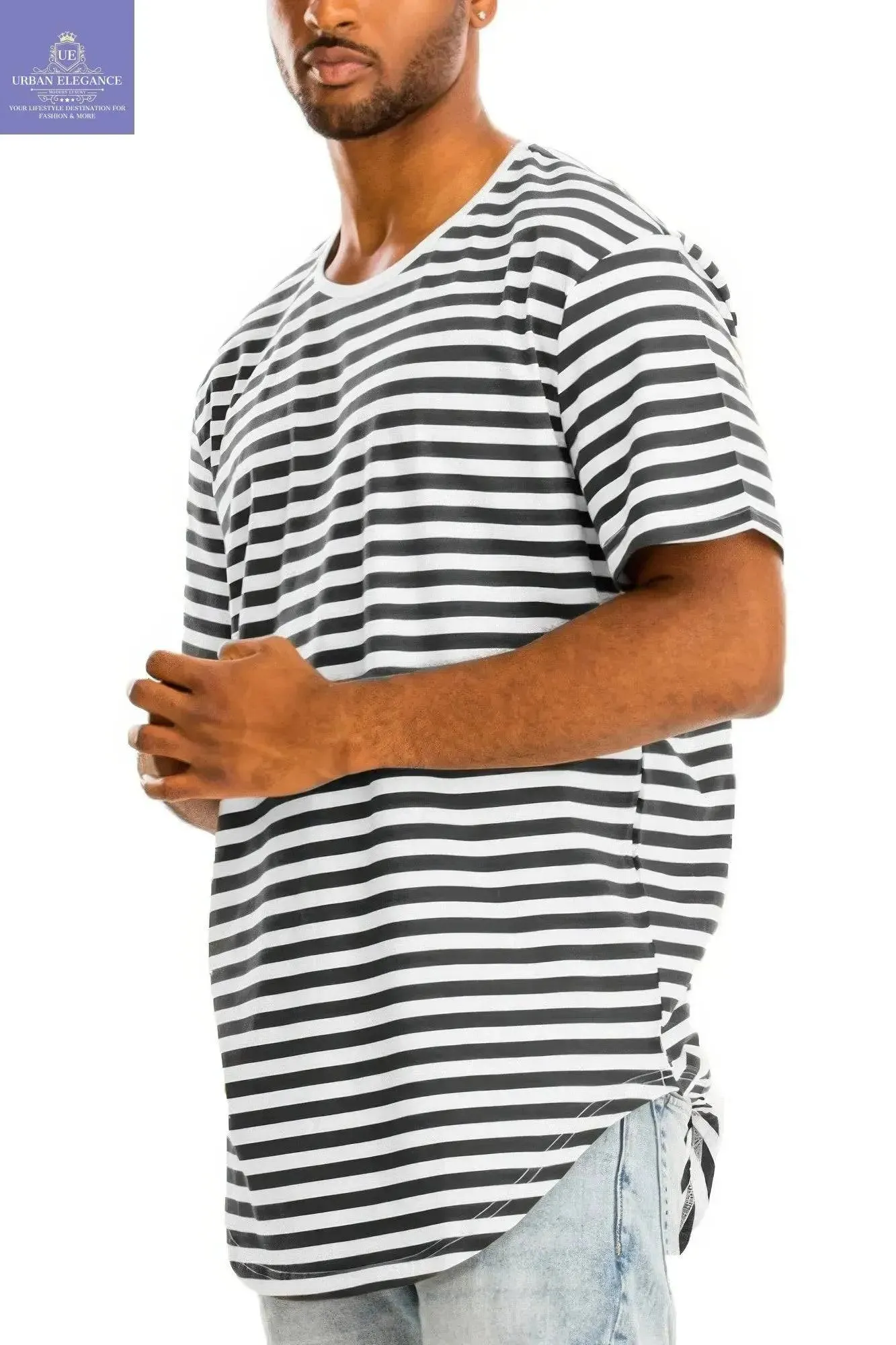 Oversized Striped Tee