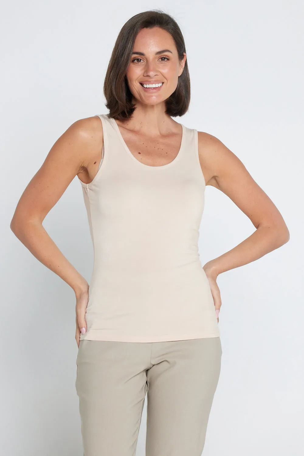 Pamela Essential Modal Cami - Cream