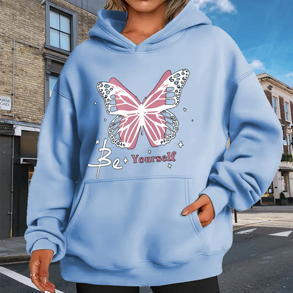 Pink Butterfly Creative Pattern Design T-Shirts, Hoodies, Sweatshirts