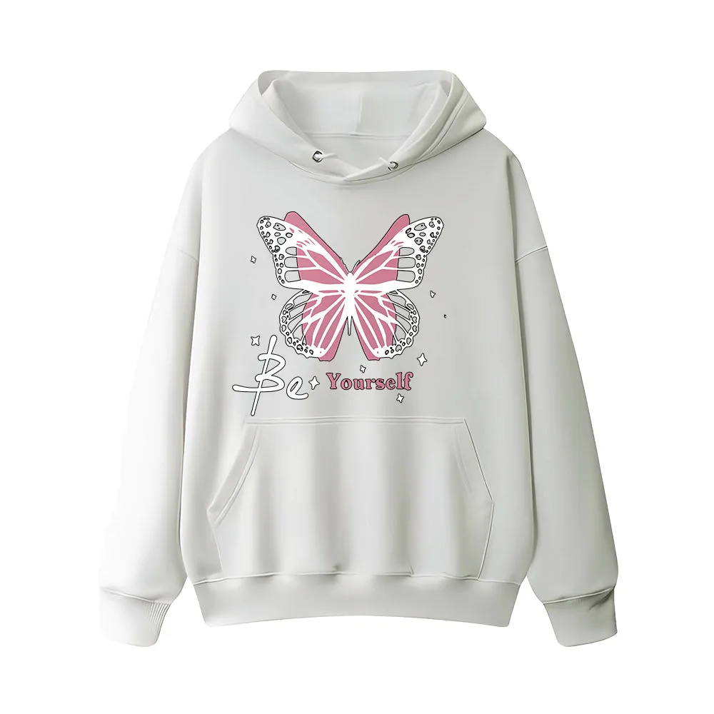 Pink Butterfly Creative Pattern Design T-Shirts, Hoodies, Sweatshirts