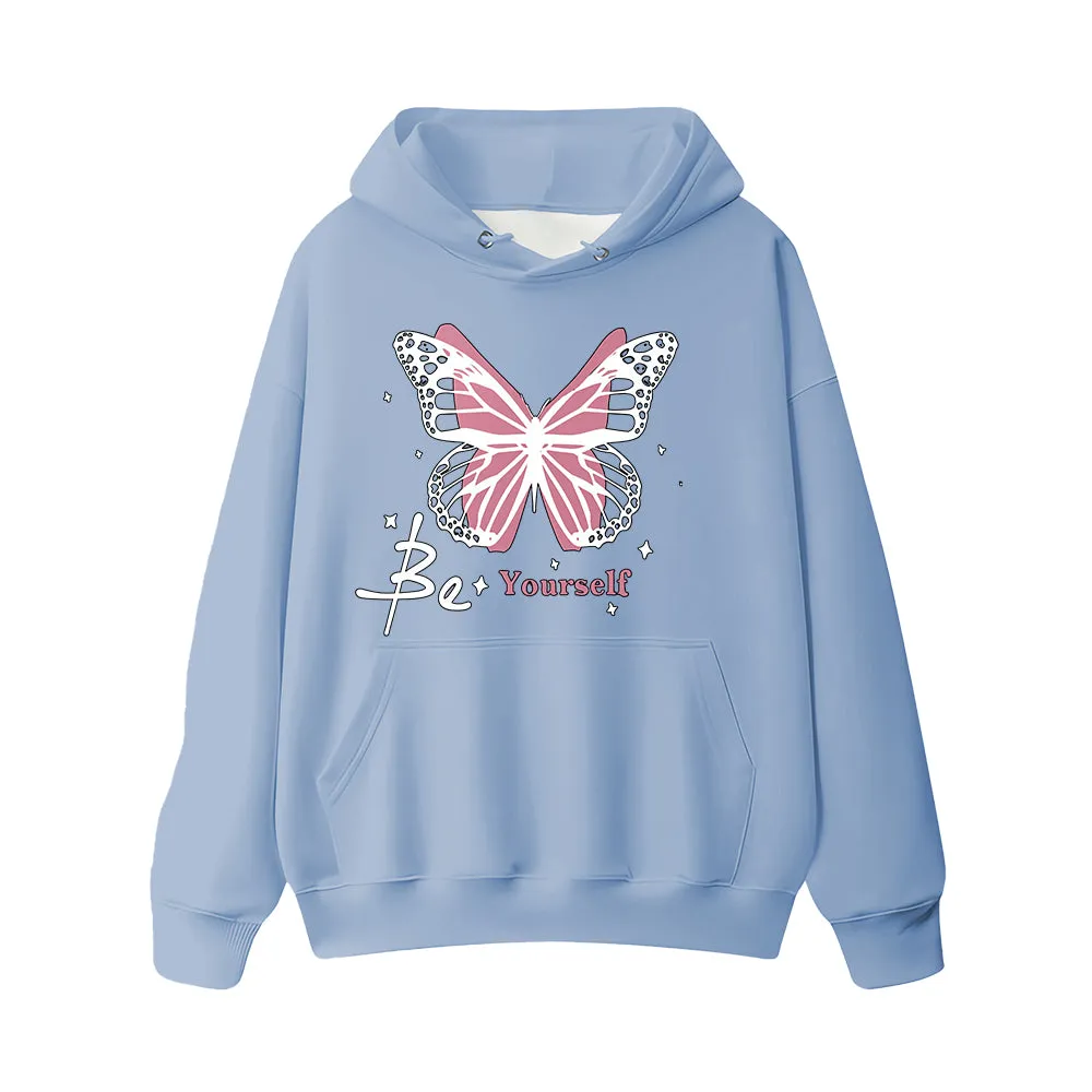 Pink Butterfly Creative Pattern Design T-Shirts, Hoodies, Sweatshirts