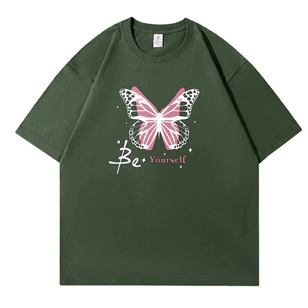 Pink Butterfly Creative Pattern Design T-Shirts, Hoodies, Sweatshirts