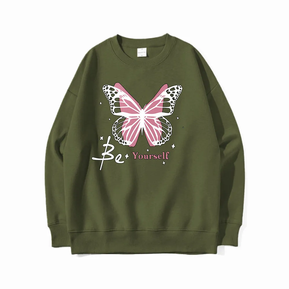 Pink Butterfly Creative Pattern Design T-Shirts, Hoodies, Sweatshirts