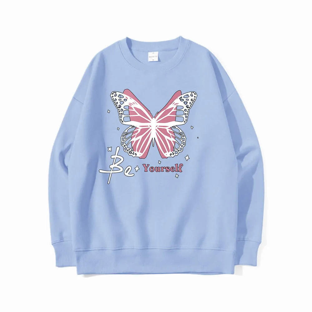 Pink Butterfly Creative Pattern Design T-Shirts, Hoodies, Sweatshirts