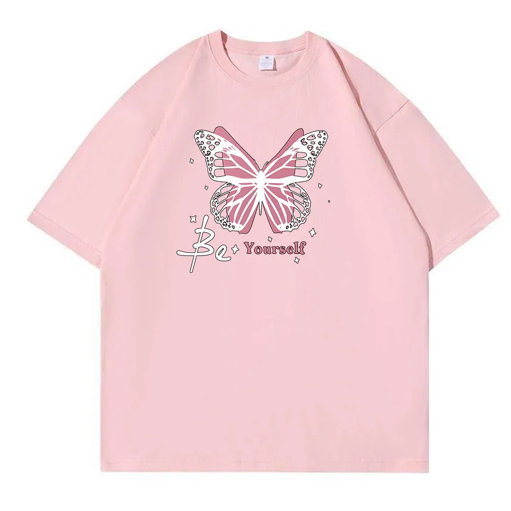 Pink Butterfly Creative Pattern Design T-Shirts, Hoodies, Sweatshirts