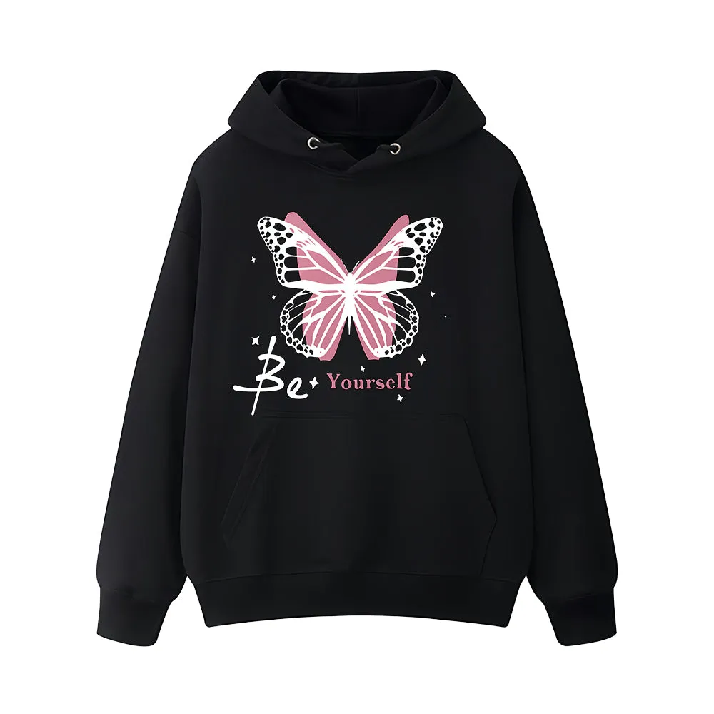 Pink Butterfly Creative Pattern Design T-Shirts, Hoodies, Sweatshirts