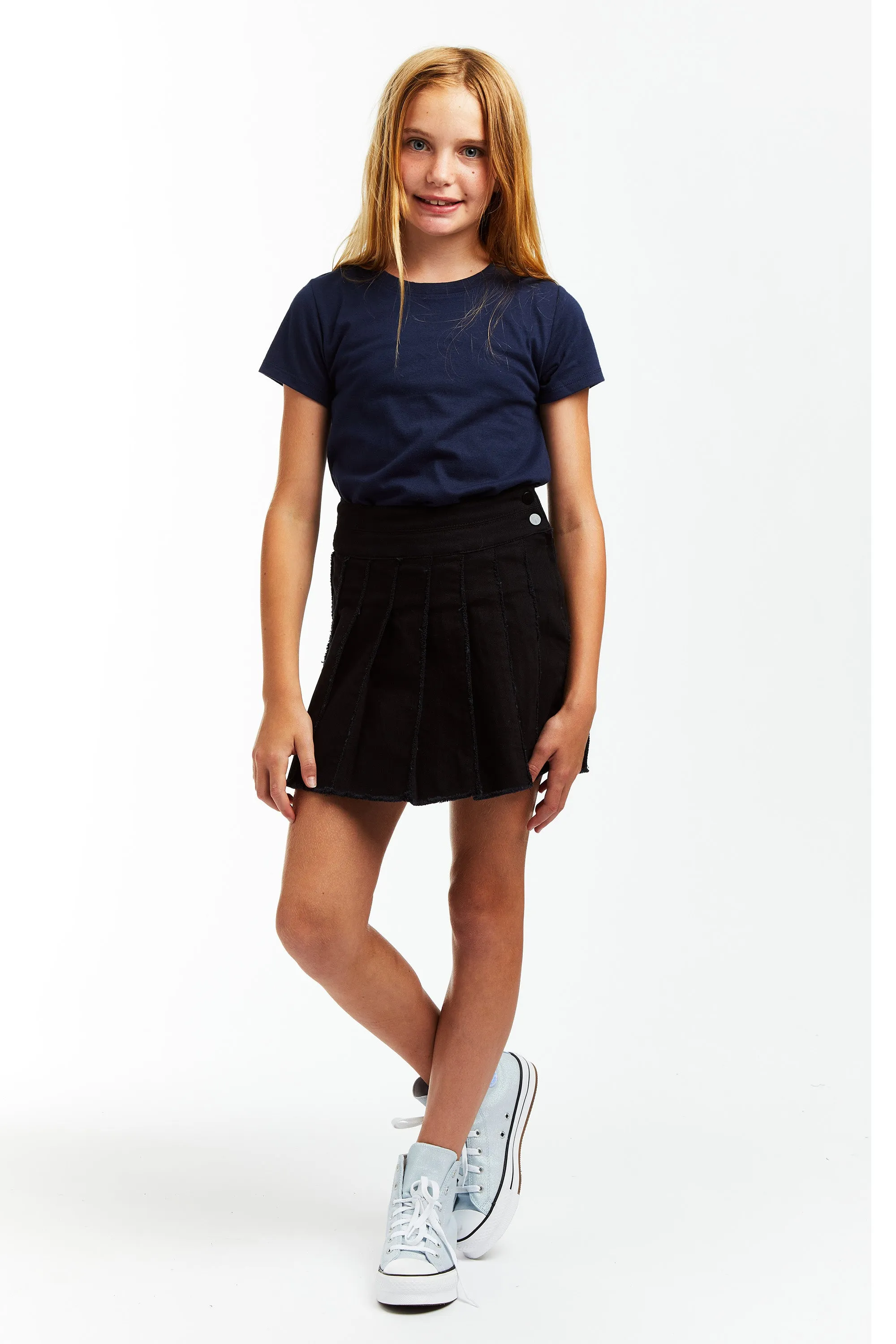 Pleated Tennis Skirt In Black