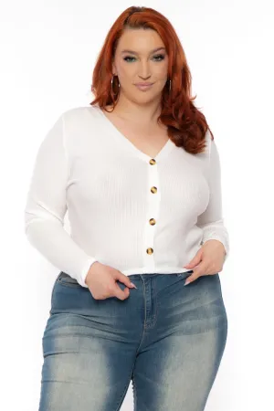 Plus Size Delaney Sweater - Ivory