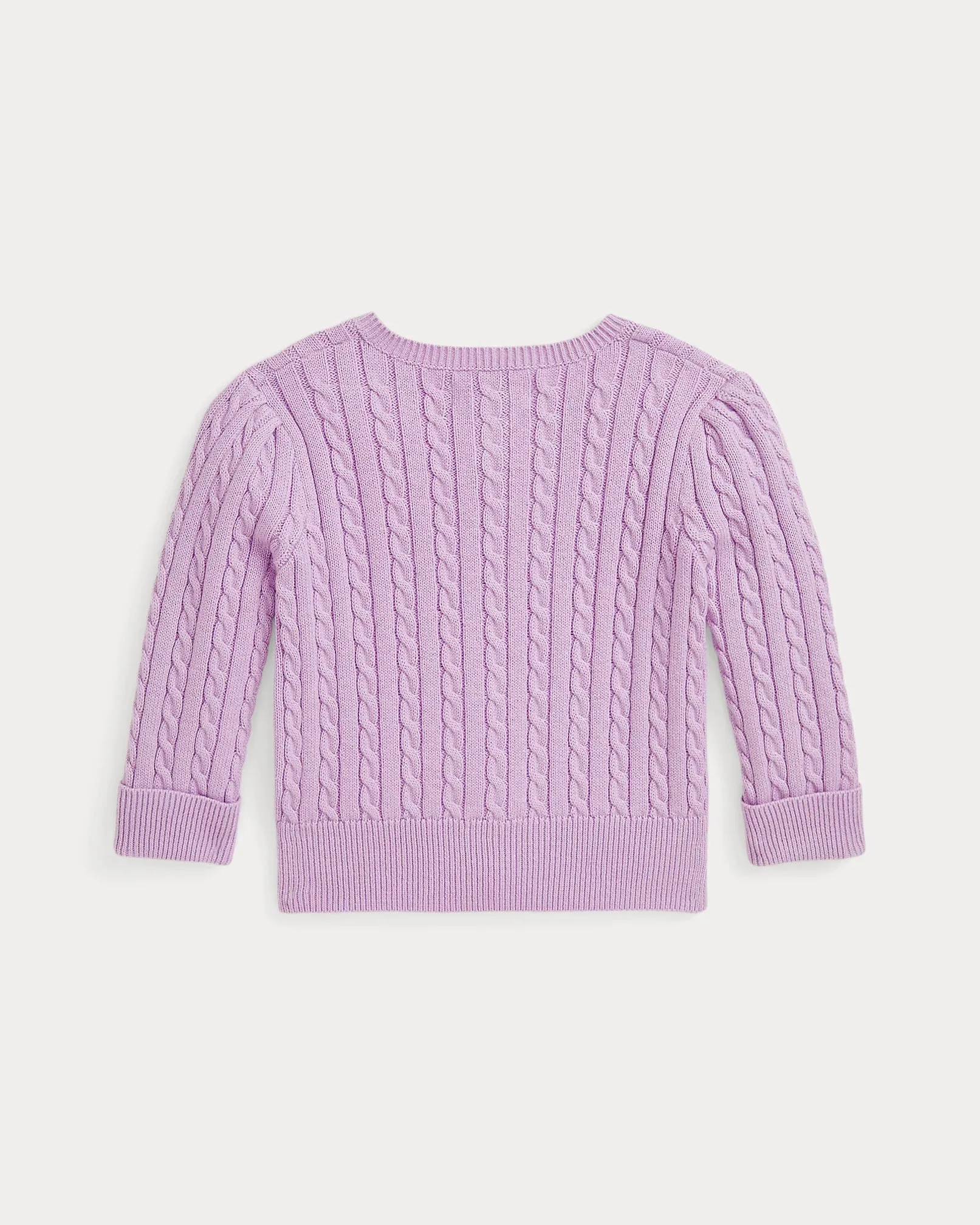 Ralph Lauren - Spring iris lilac cable knit  cardigan