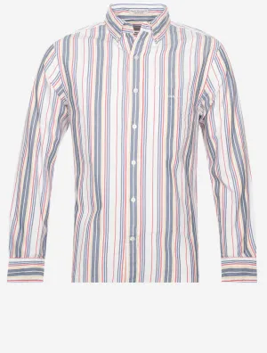 Regular Stripe Archive Oxford Shirt Eggshell