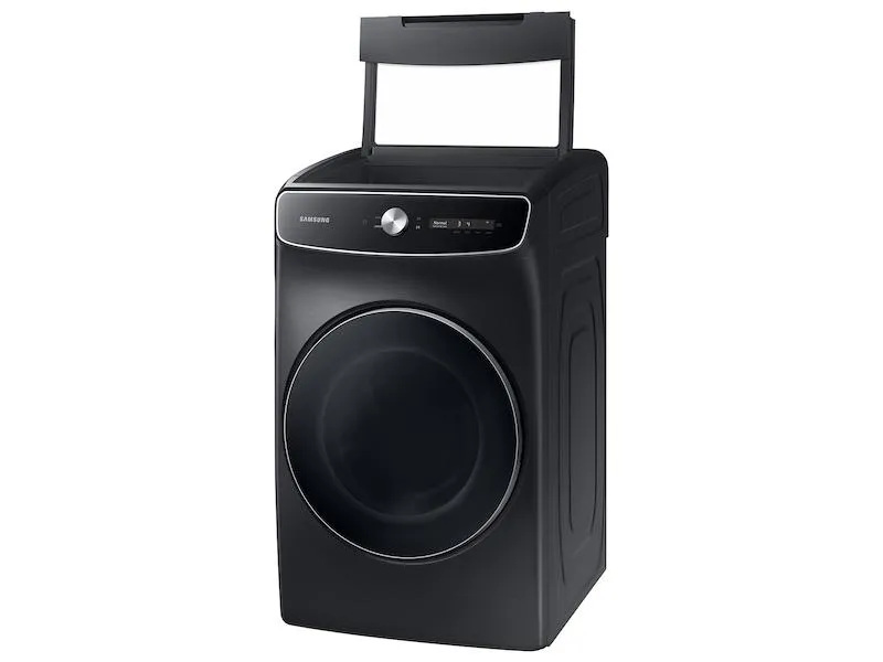 Samsung 7.5 cu. ft. Smart Dial Gas Dryer with FlexDry™ and Super Speed Dry in Brushed Black