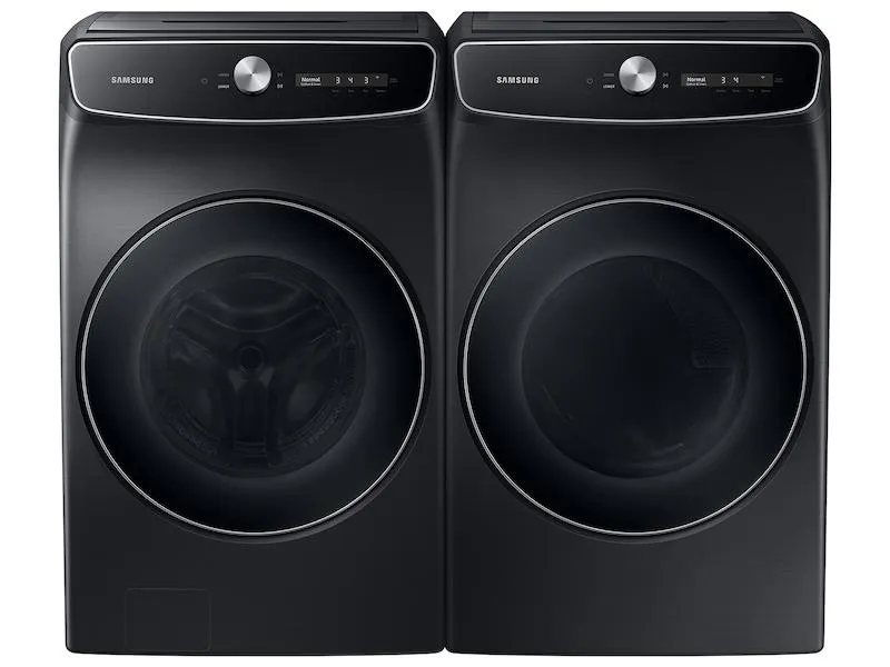 Samsung 7.5 cu. ft. Smart Dial Gas Dryer with FlexDry™ and Super Speed Dry in Brushed Black