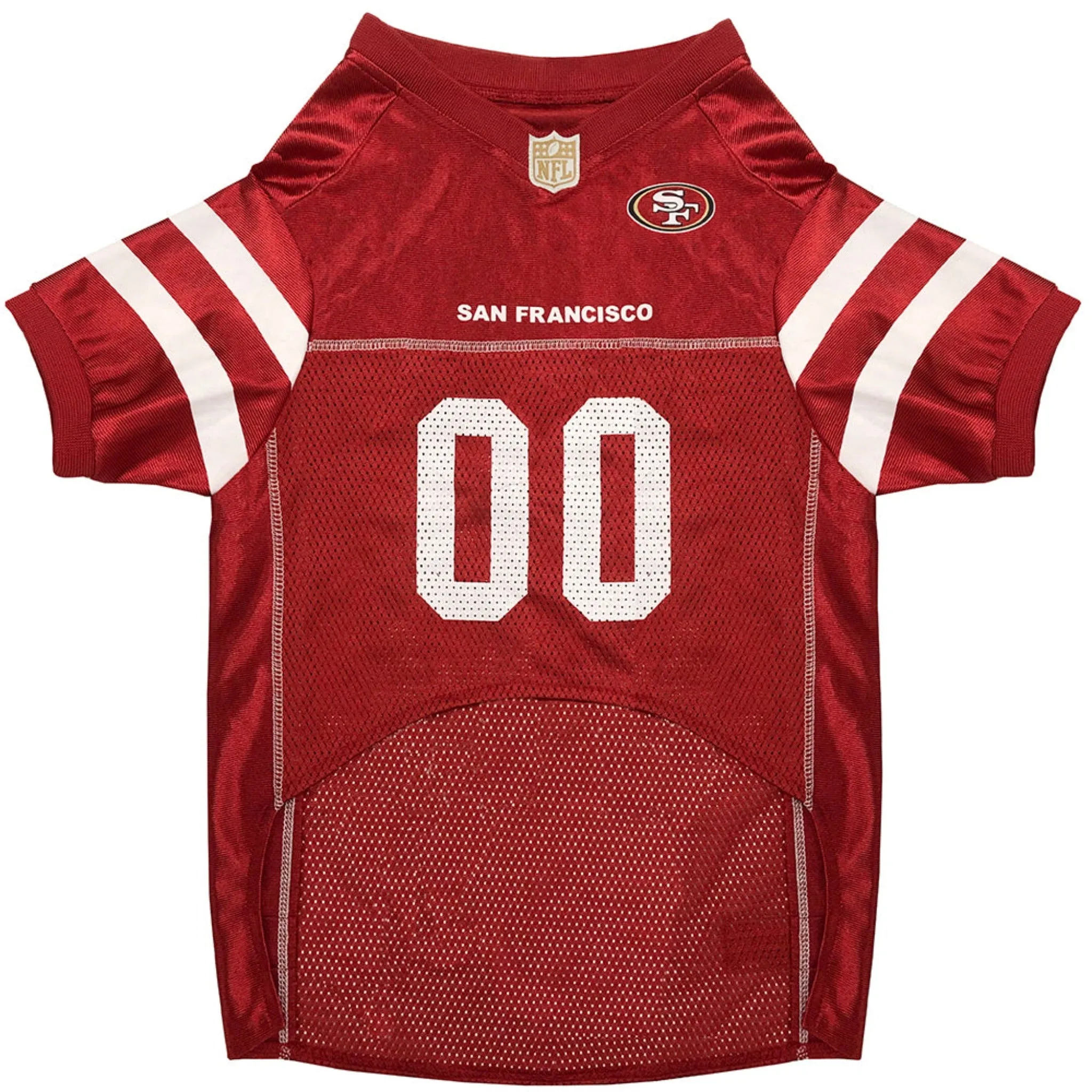 San Francisco 49ers Mesh NFL Dog Jersey